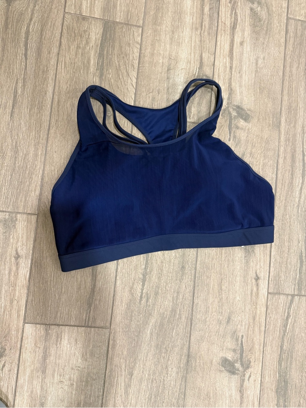 Fabletics Navy Racerback Sports Bra
